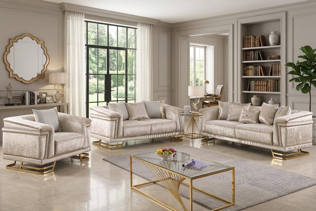 Sofa and Loveseat
